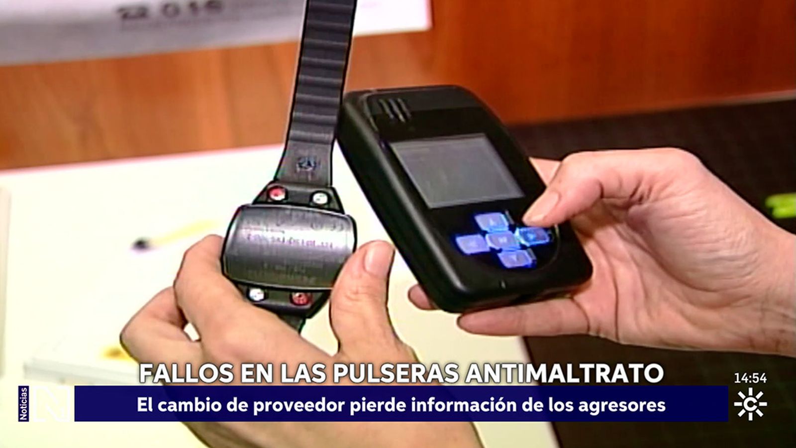 Fallo en las pulseras antimaltrato