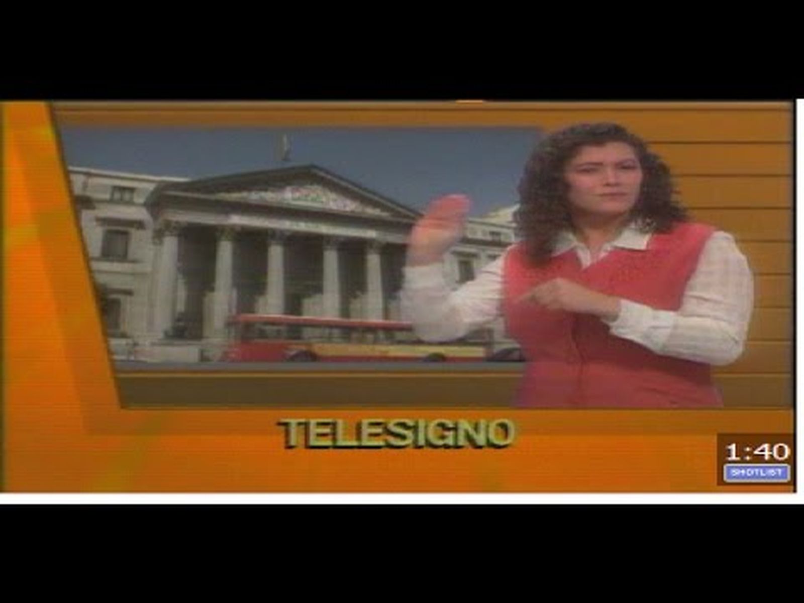 Telesigno: el primer informativo en lengua de signos