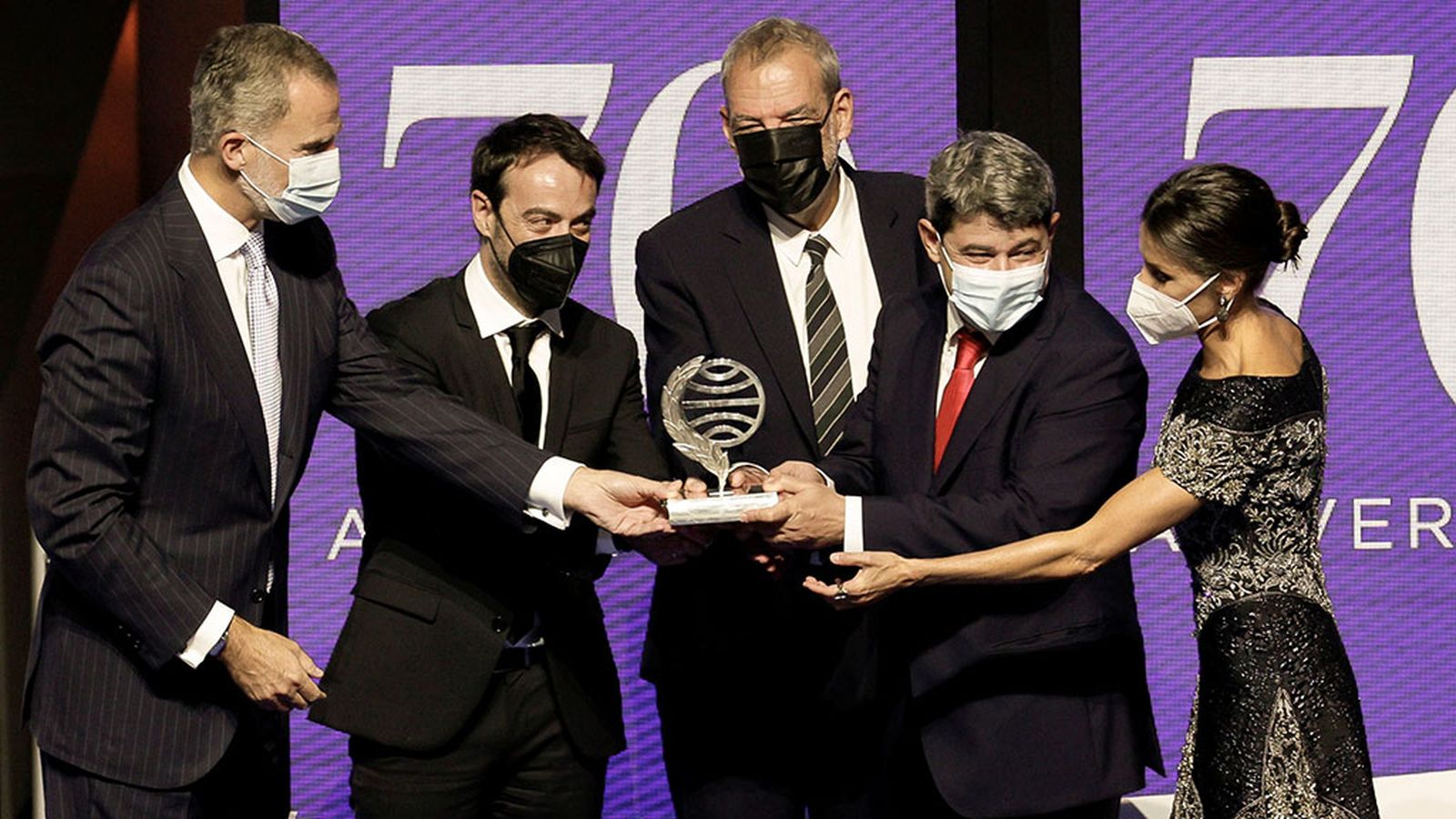 Entrega en el Premio Planeta