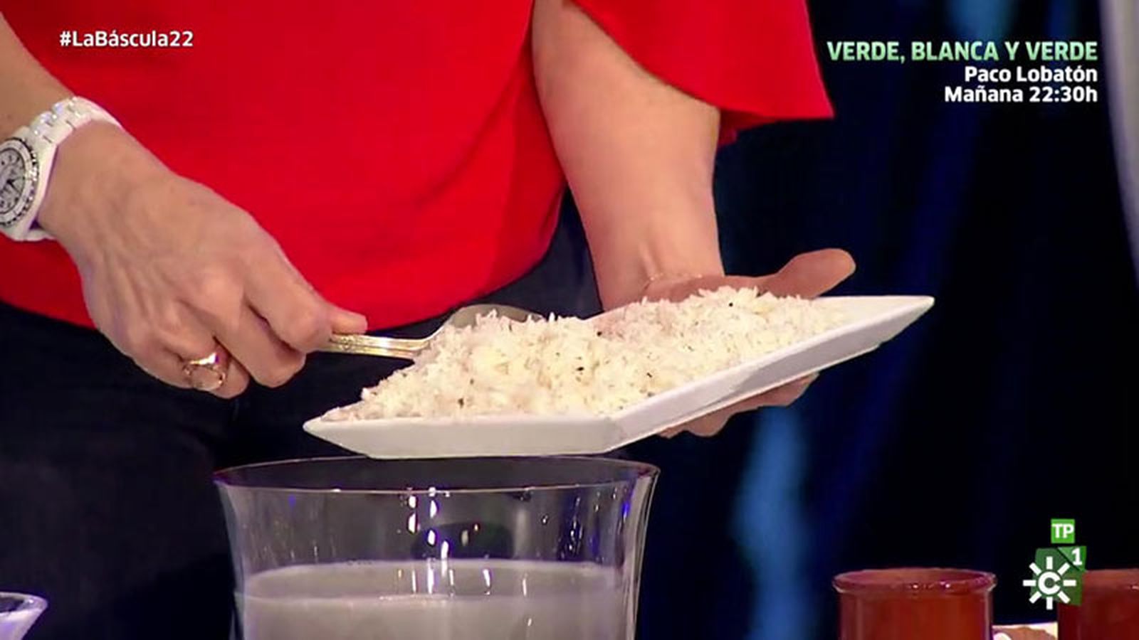 bascula 22 receta arroz con leche