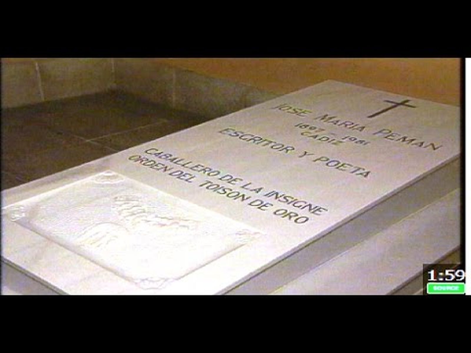 José María Pemán: entierro solemne en la catedral de Cádiz