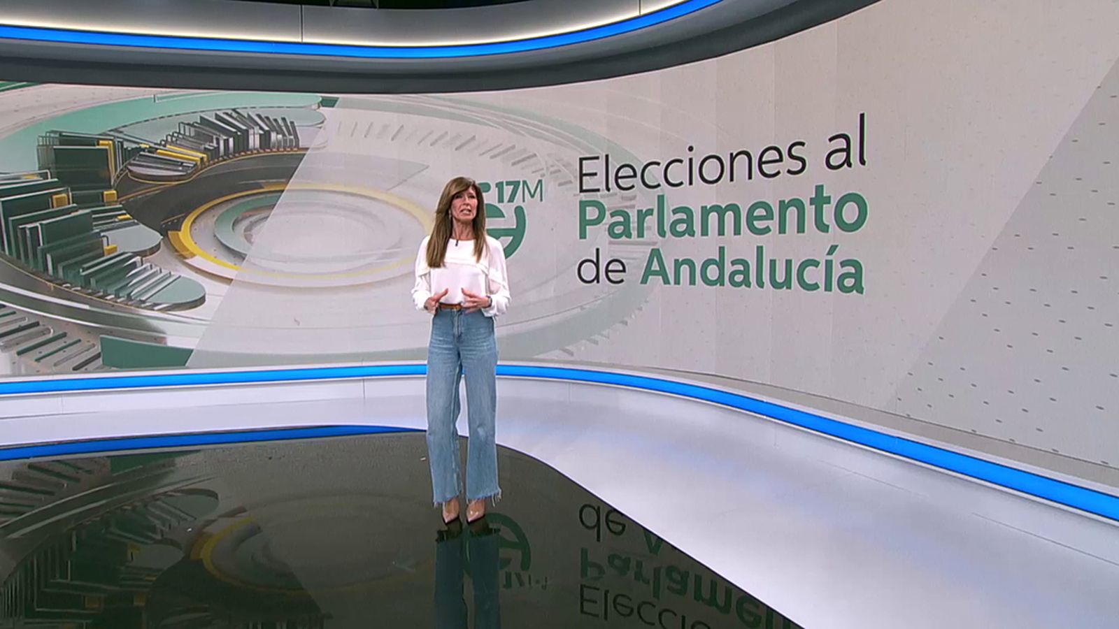 Torta electoral del Noticias 2 del lunes