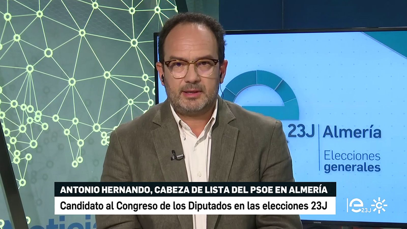 Entrevista a Antonio Hernando, candidato del PSOE al Congreso por Almería