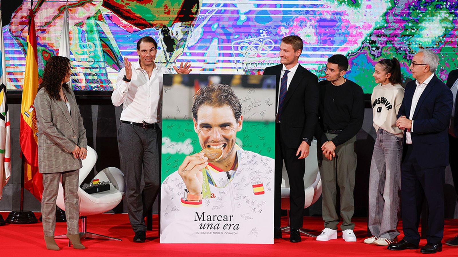 Homenaje a Rafa Nadal en el COE