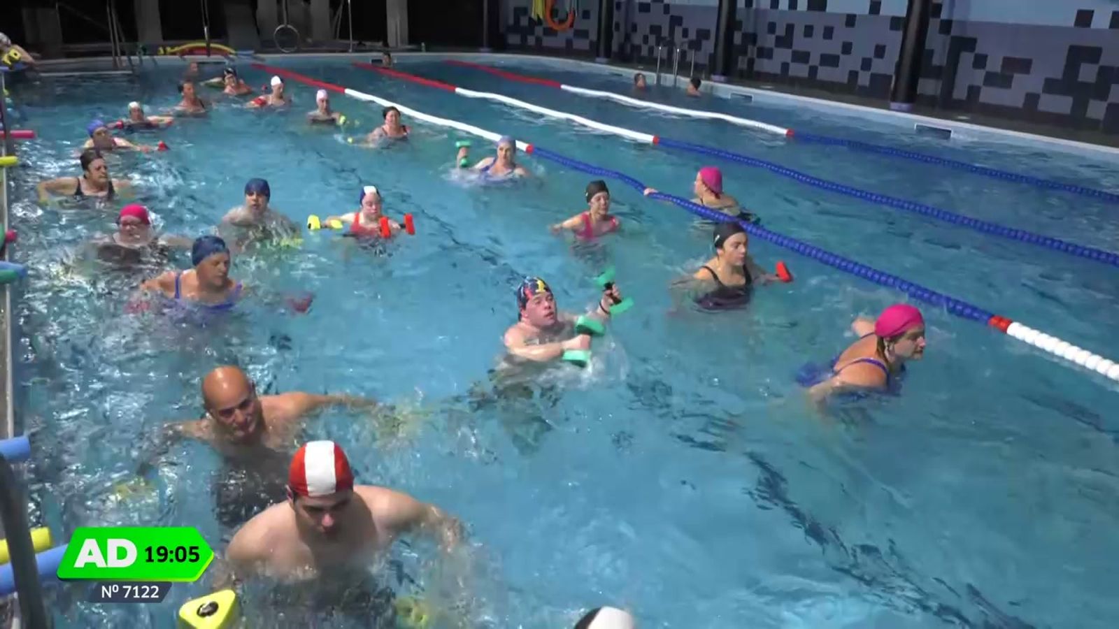 El aquafitness, deporte de bajo impacto y alta eficacia en la Operacion Torrija