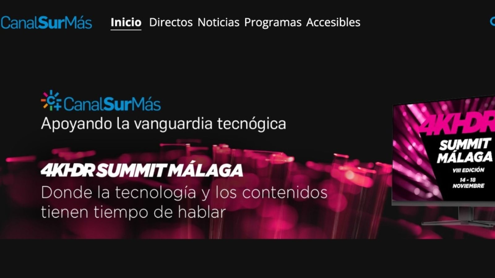 CanalSur Más sección especial jornadas 4K