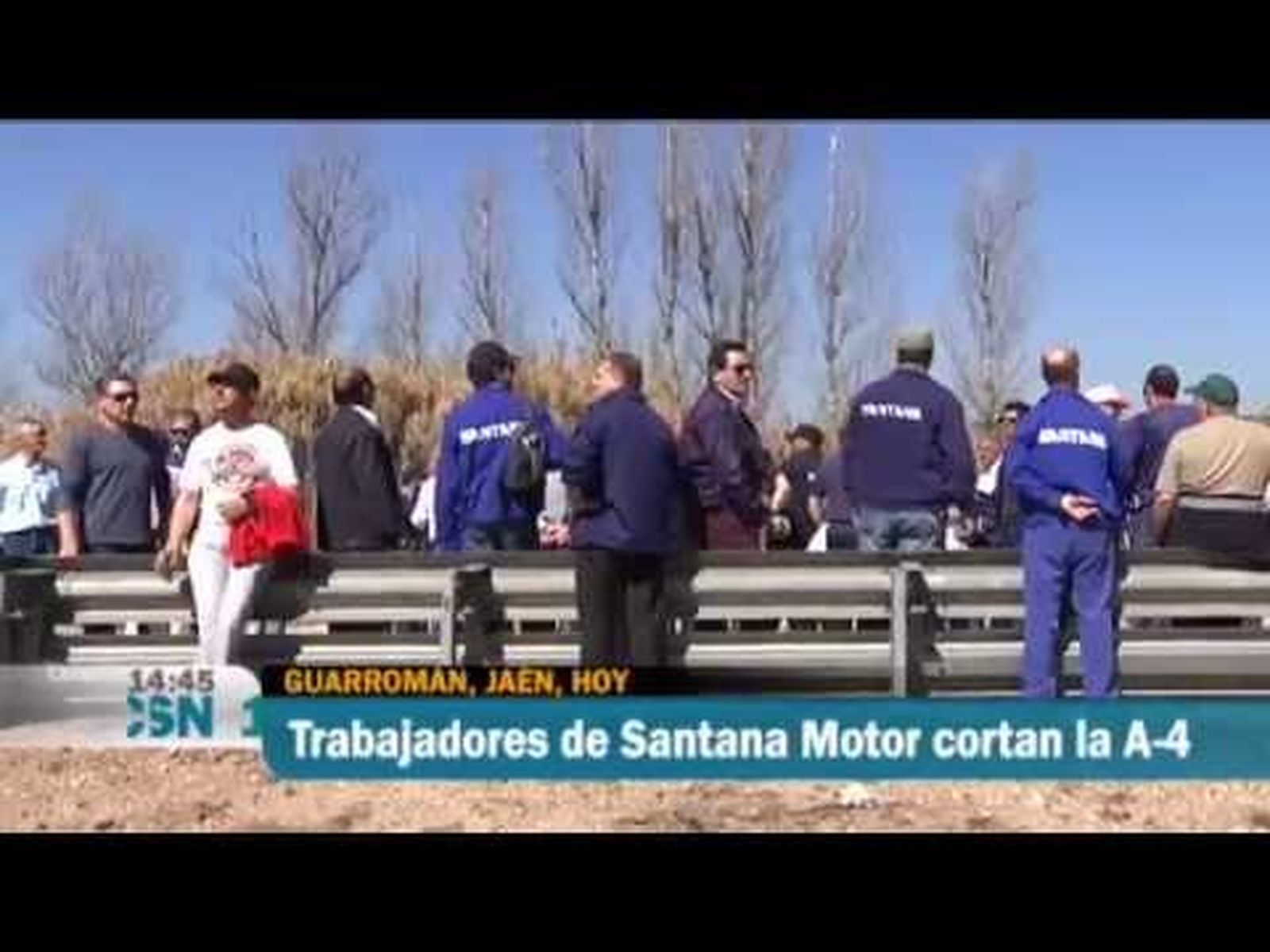 Santana Motor | Protesta de los trabajadores de Linares (Jaén, 2012)