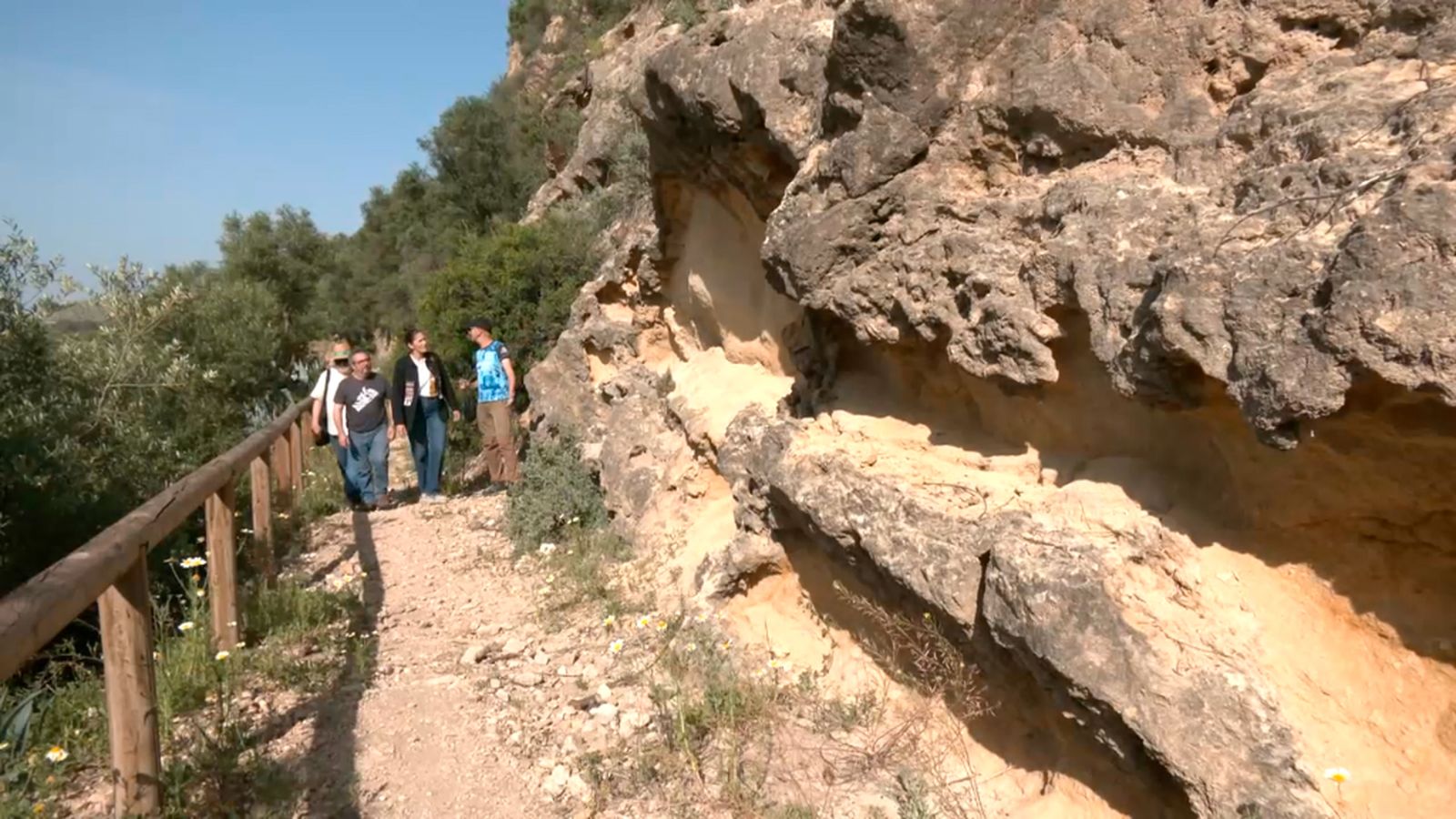 Los Tajos de Mogarejo, un monumento natural con escarpes de más de 30 metros de altura
