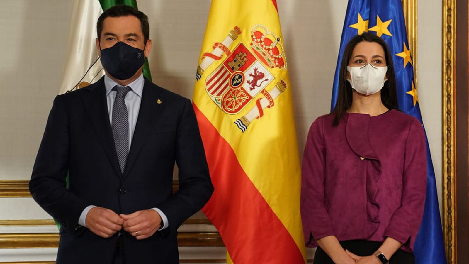 moreno con ines arrimadas