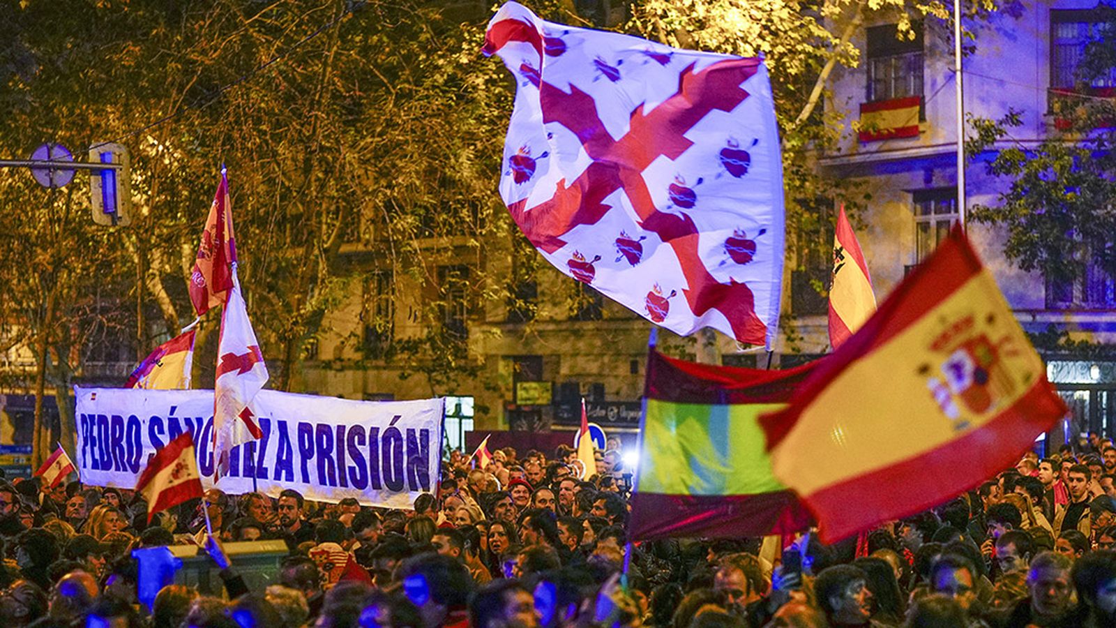 foto manifestación contra la amnistía