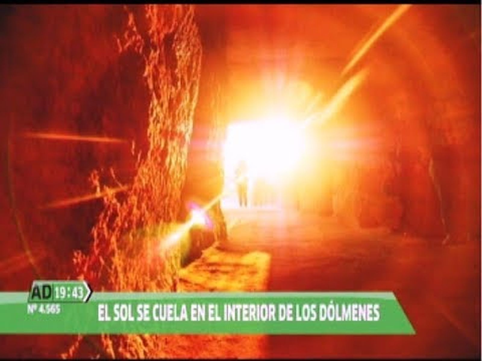 Solsticio de verano en el dolmen de Menga del Conjunto Arqueológico Dólmenes de Antequera