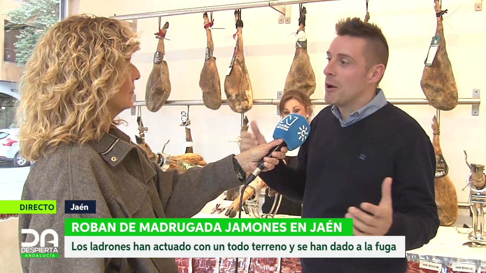 Robo de jamones en Jaén