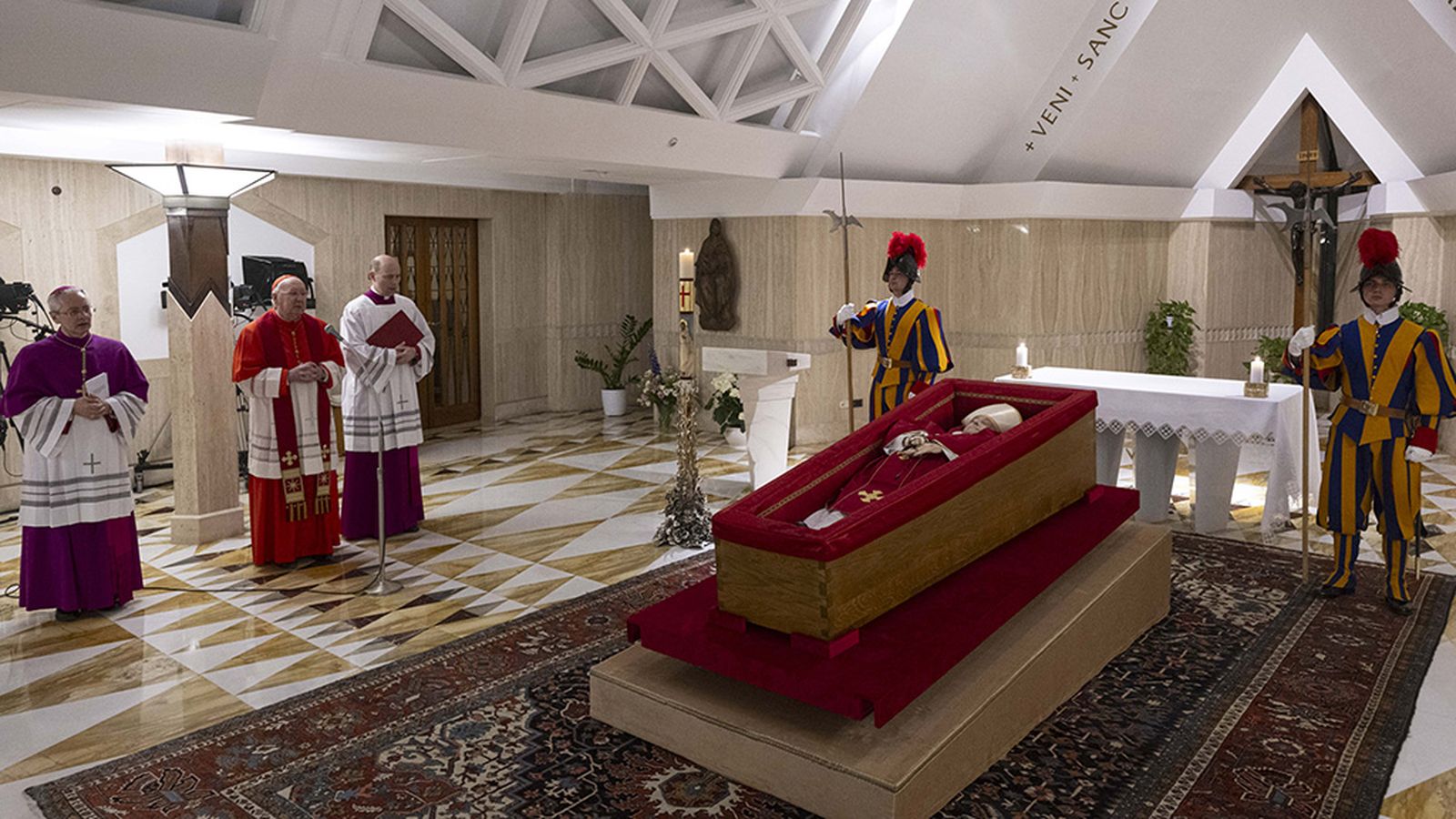 Féretro del papa Francisco