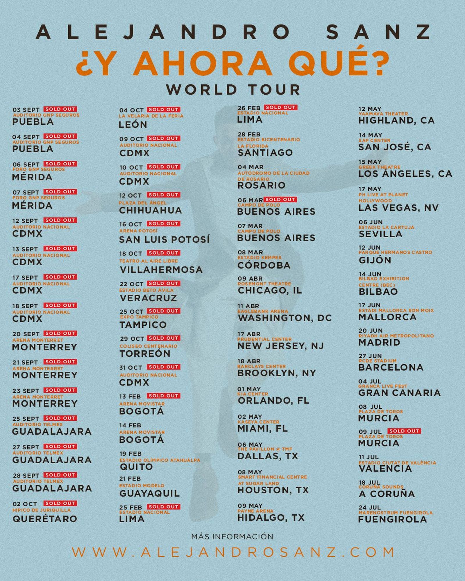 Gira Alejandro Sanz