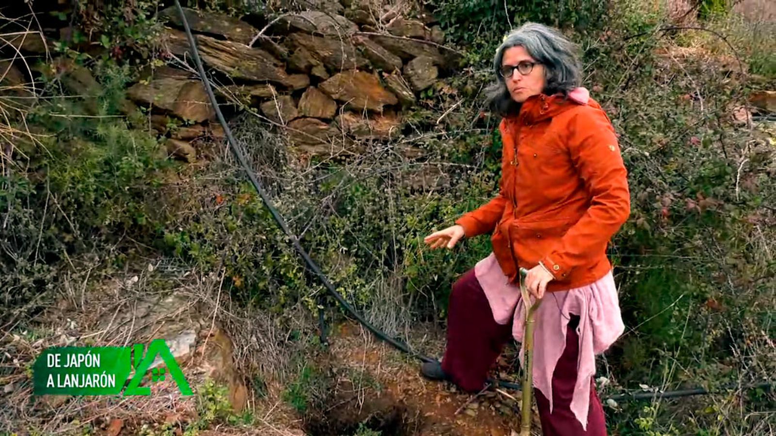 En Lanjarón ha montado un proyecto de permacultura con un sistema de plantación de agua