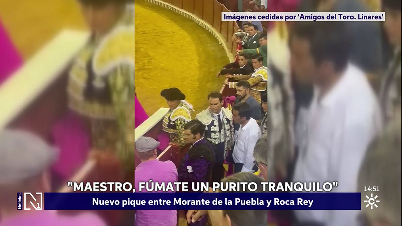 Pique entre Morante y Roca Rey