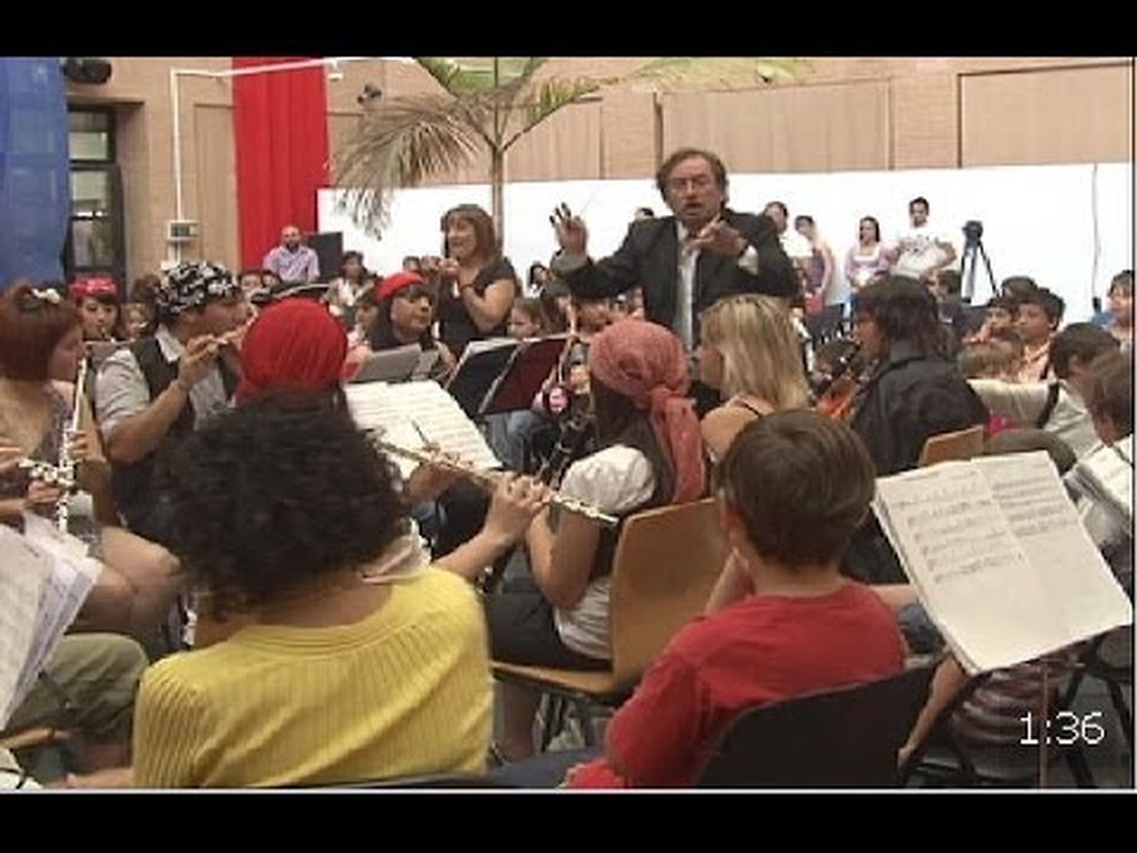Concierto didáctico para niños sordos: Almería, 2009