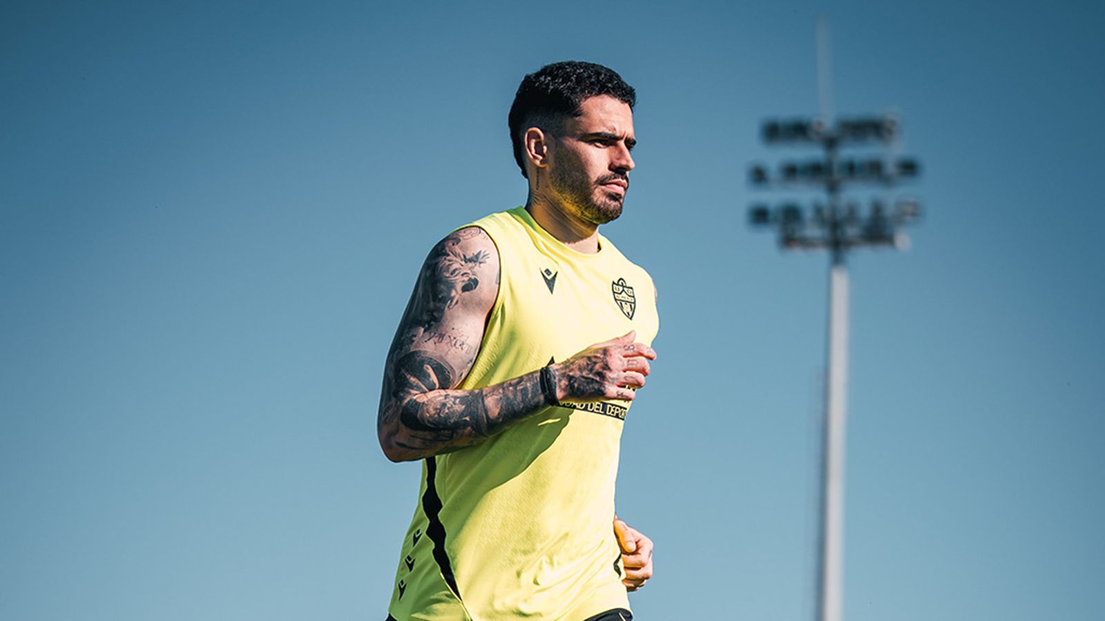 Entrenamiento de la UD Almería