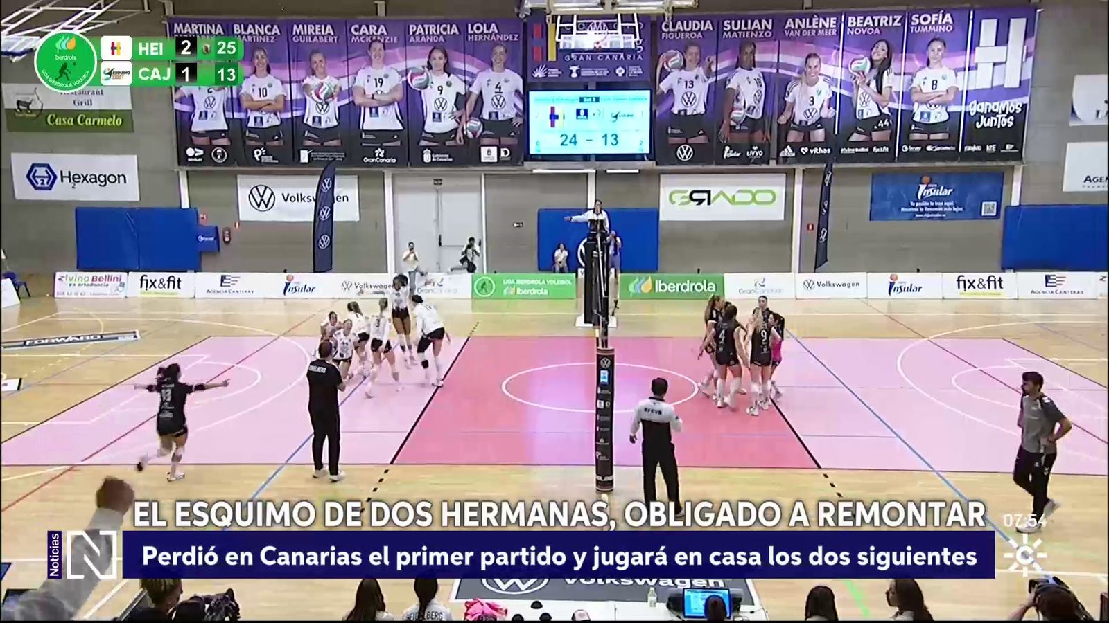 El Esquimo Dos hermanas, obligado a remontar