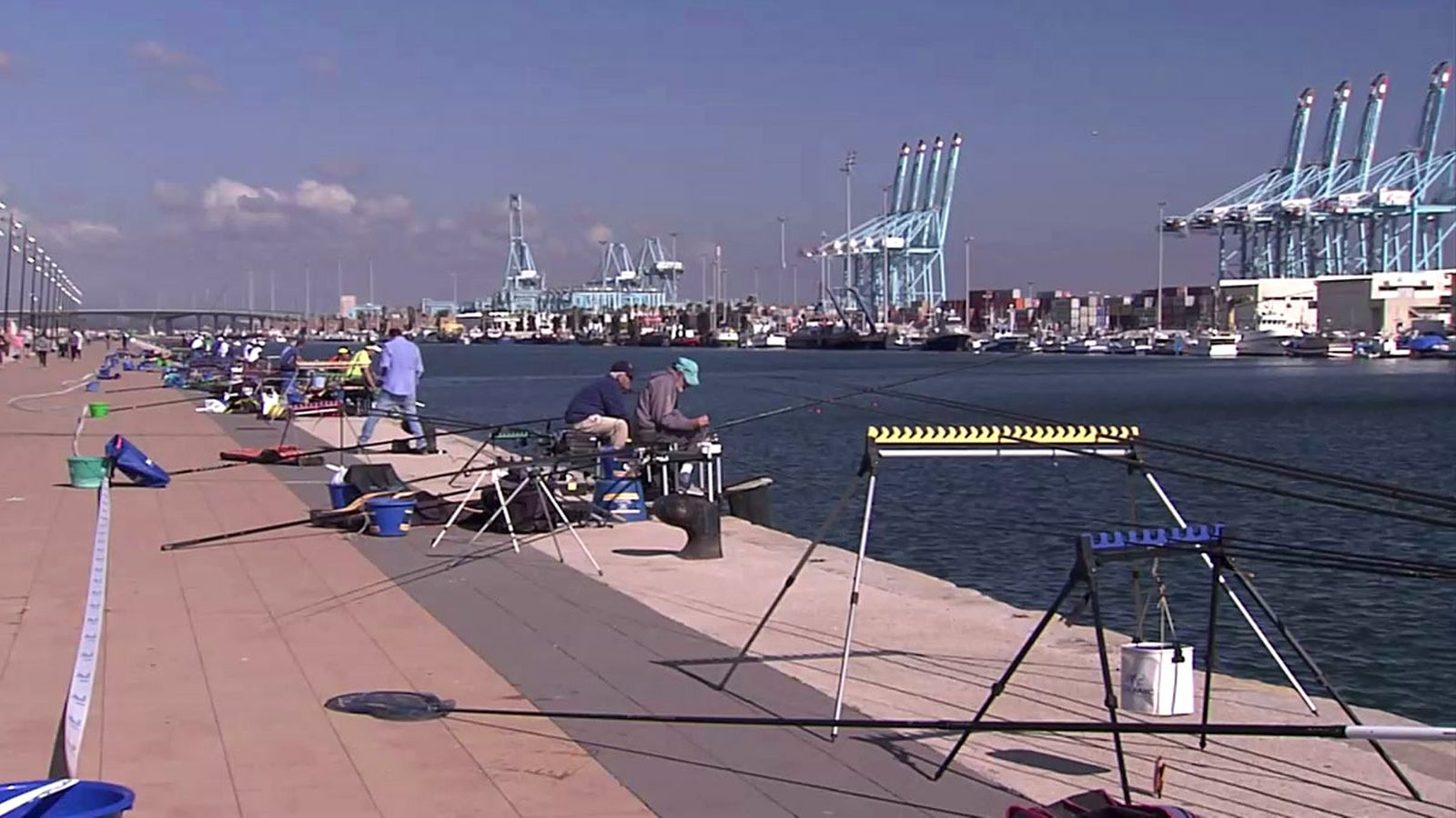 Quedada de pescadores andaluces de corcheo-mar en el Estrecho