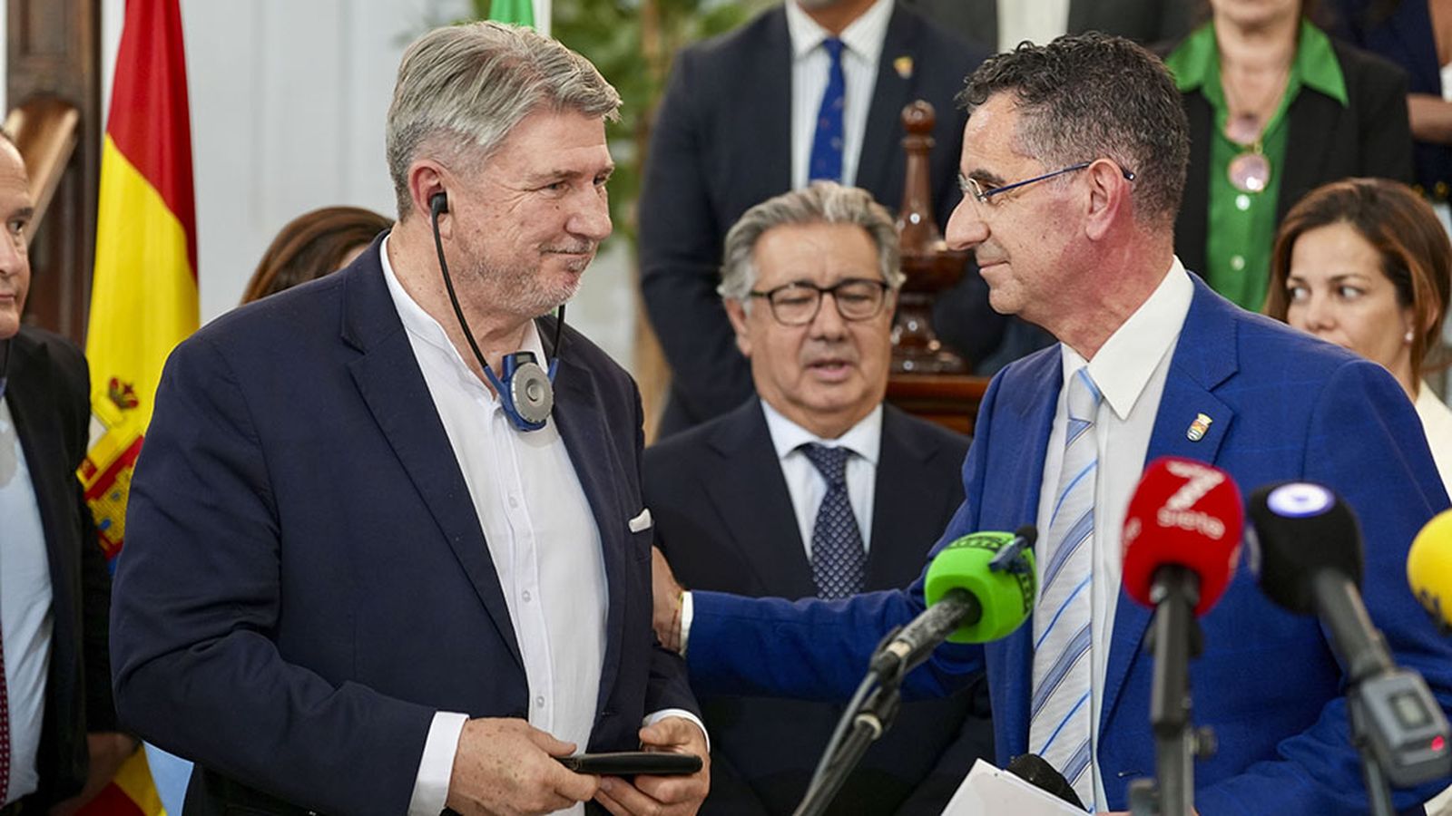 Eurodiputados en Barbate