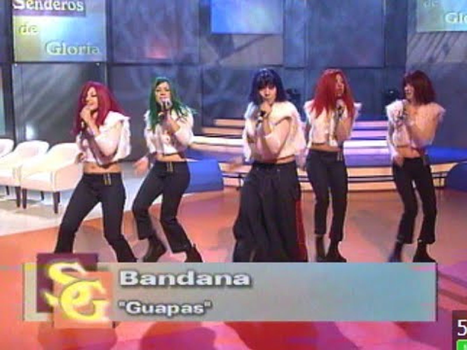 Bandana canta "Guapas"