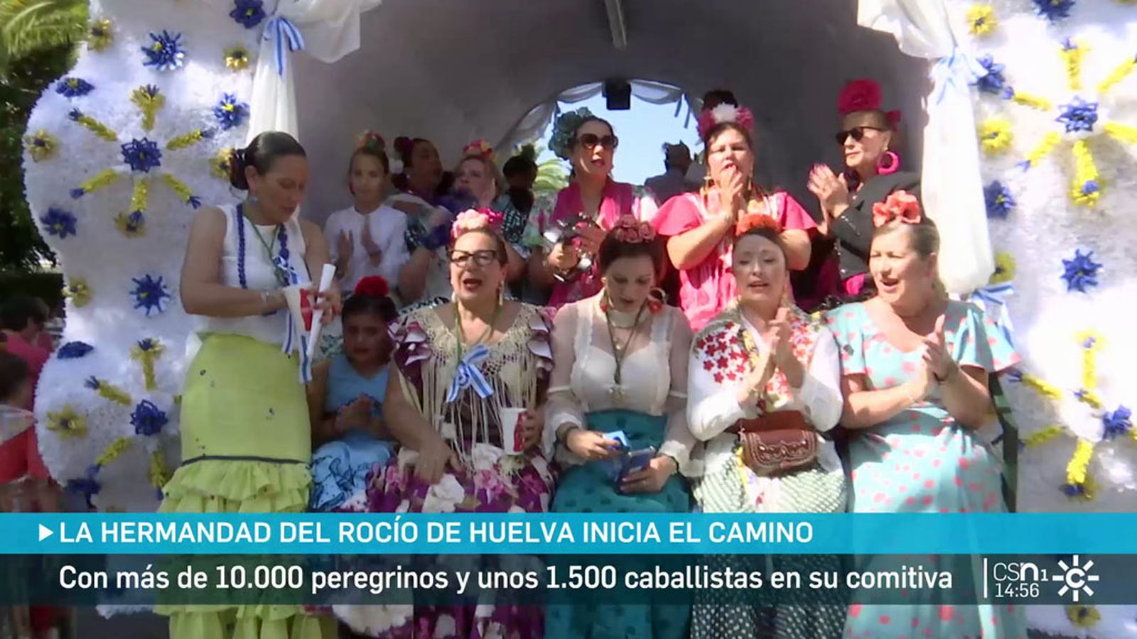 Los peregrinos empiezan a llegar al Rocío
