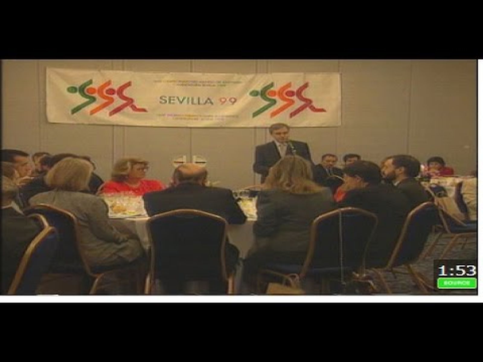 Sevilla 99: presentación de la candidatura en Barcelona (1995)