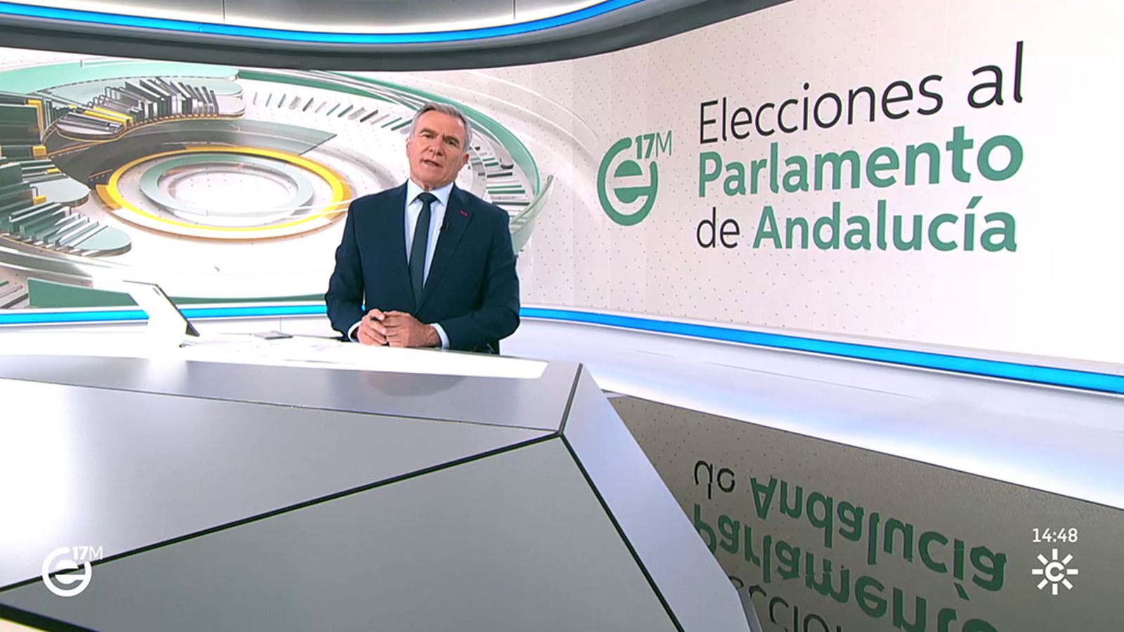 Torta electoral del Noticias 1 del sábado