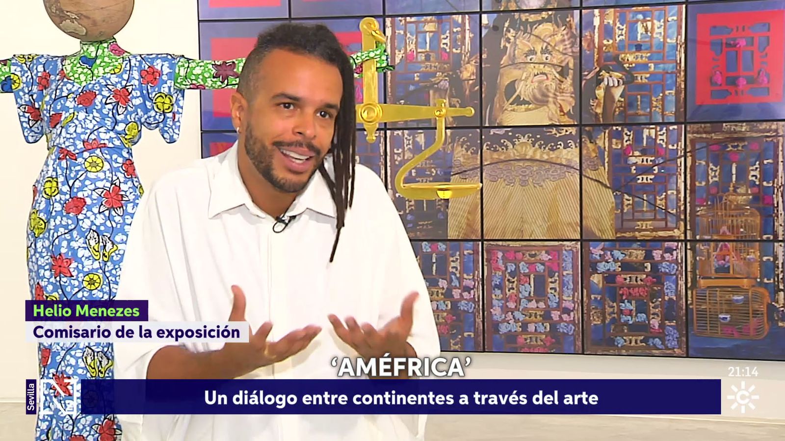 Améfrica, exposición comisariada por Helio Menezes en el CAAC