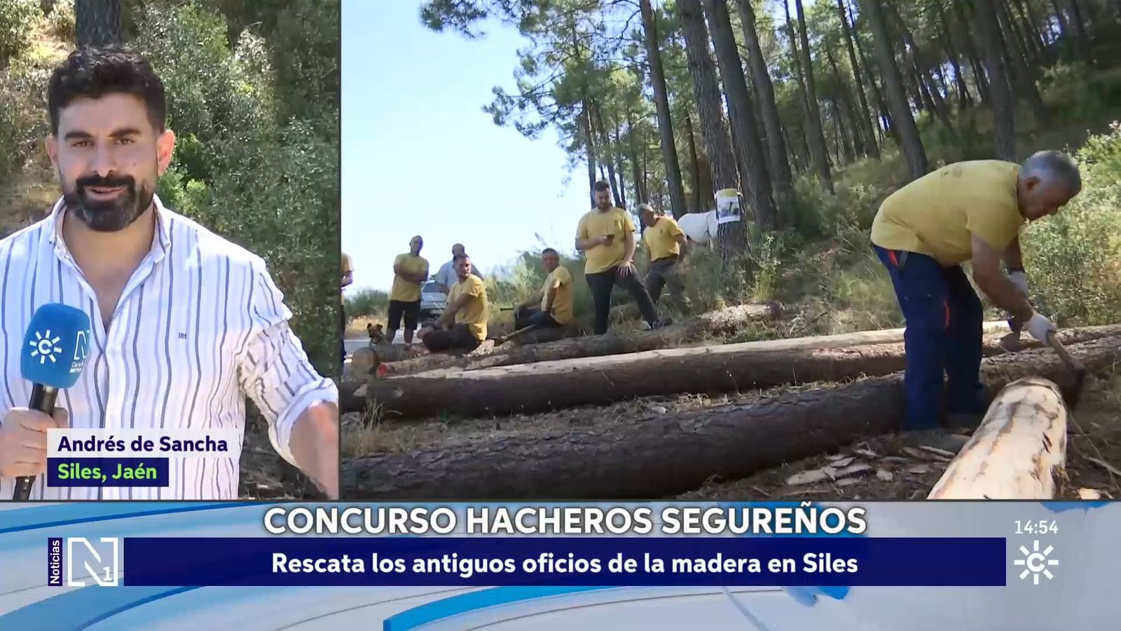 Concurso de hacheros en Siles