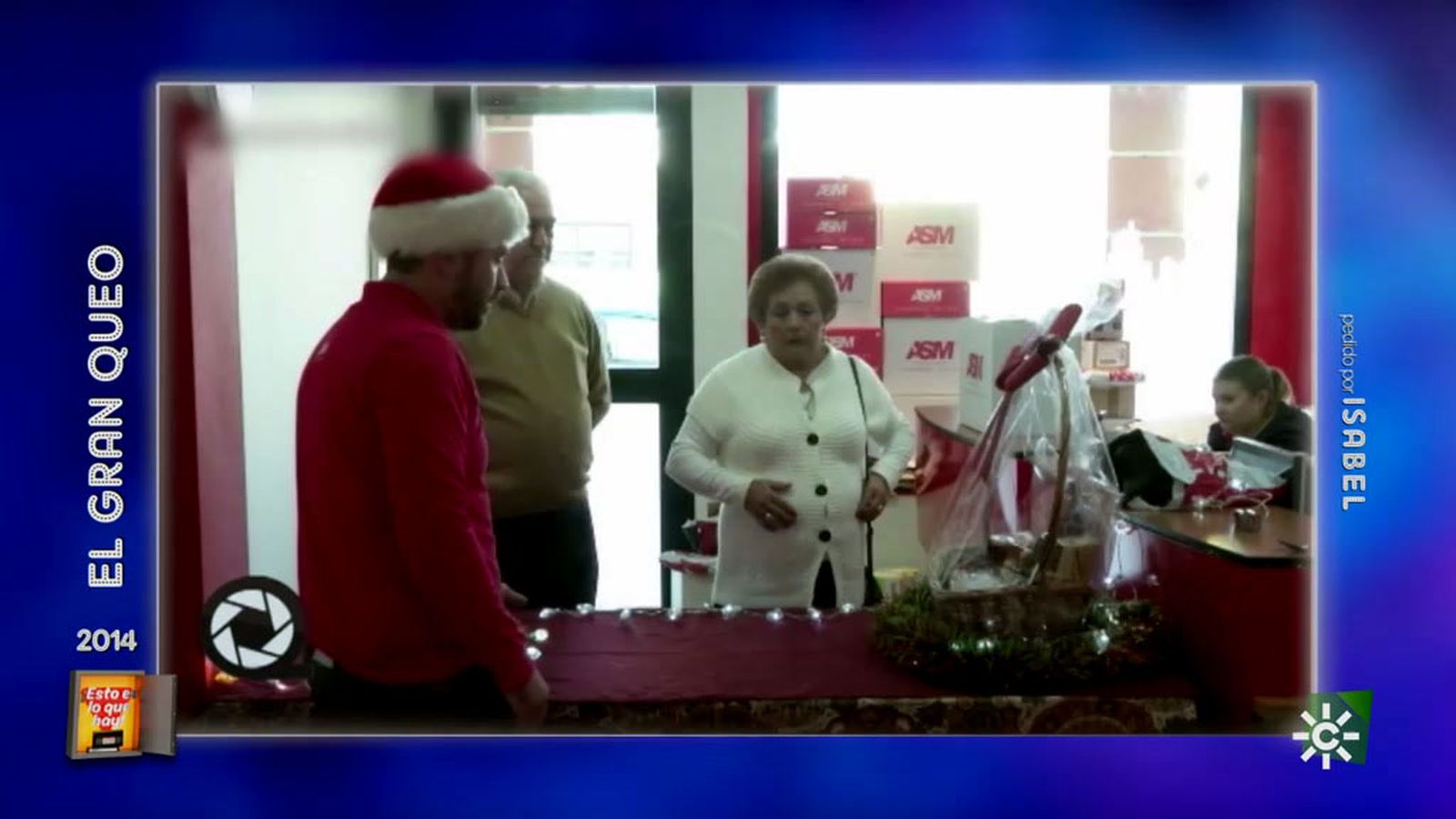 Una cesta de Navidad 'chuchuría' y sin jamón