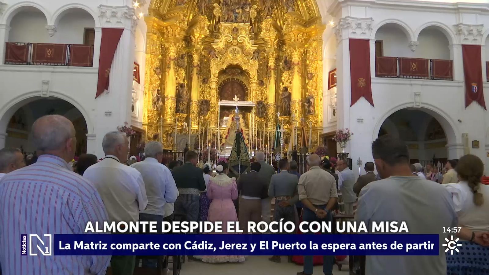 La Hermandad Matriz de Almonte concluye la Romería del Rocío