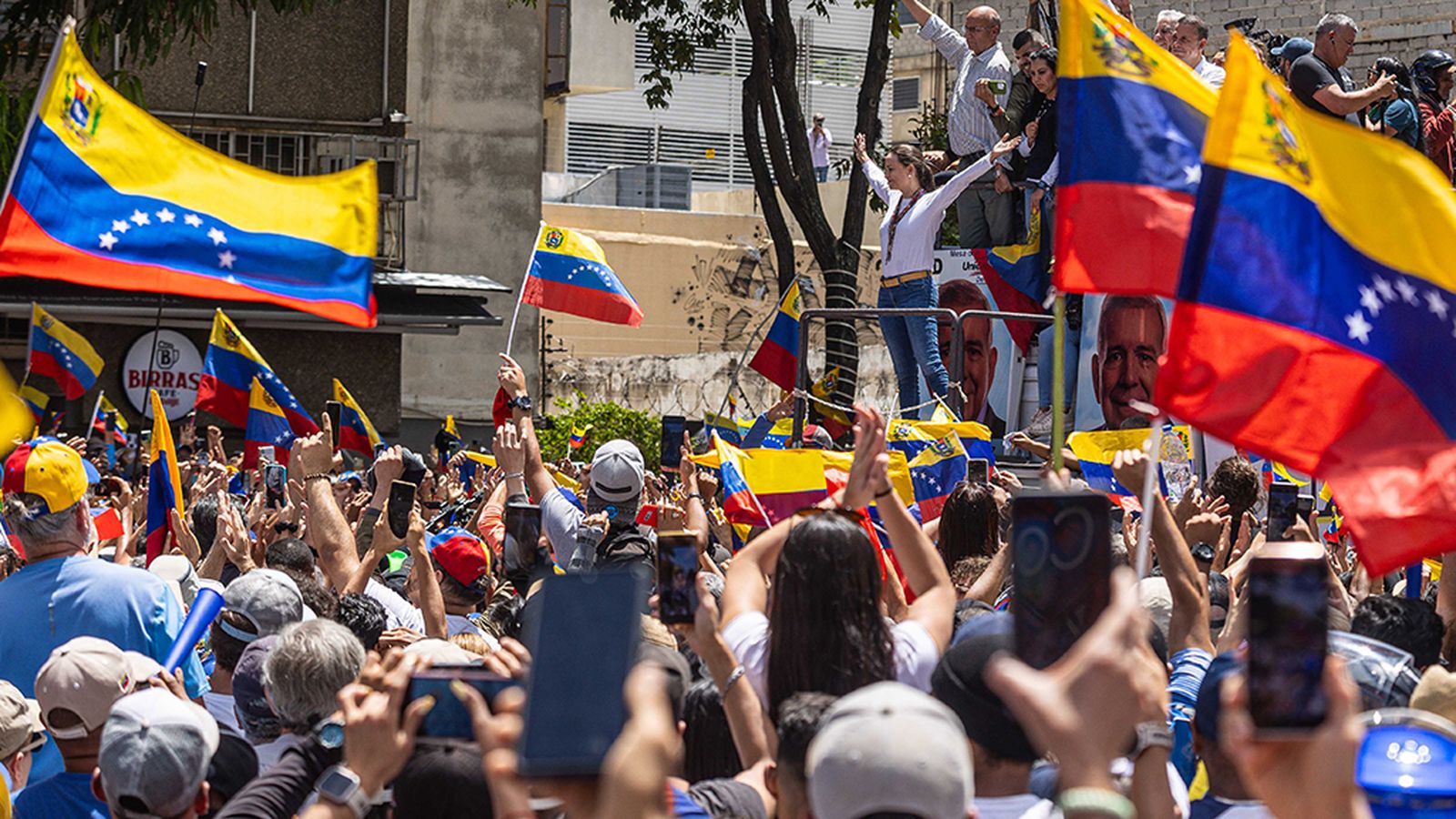 Protestas sobre las elecciones de Venezuela