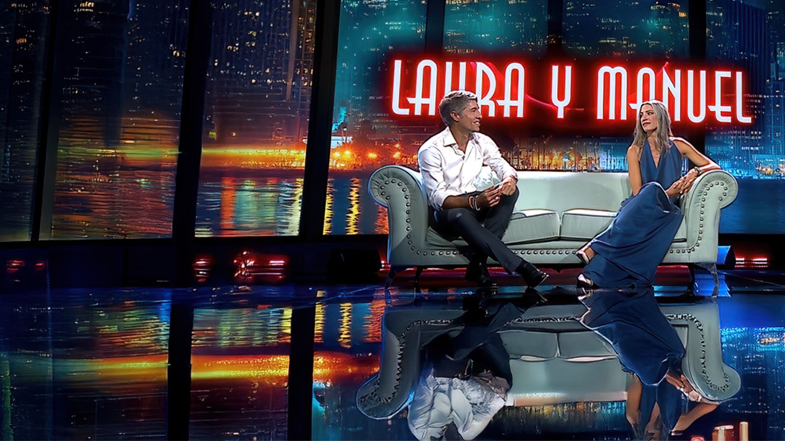 Manuel Escribano y Laura Sánchez en "El Show del Verano".