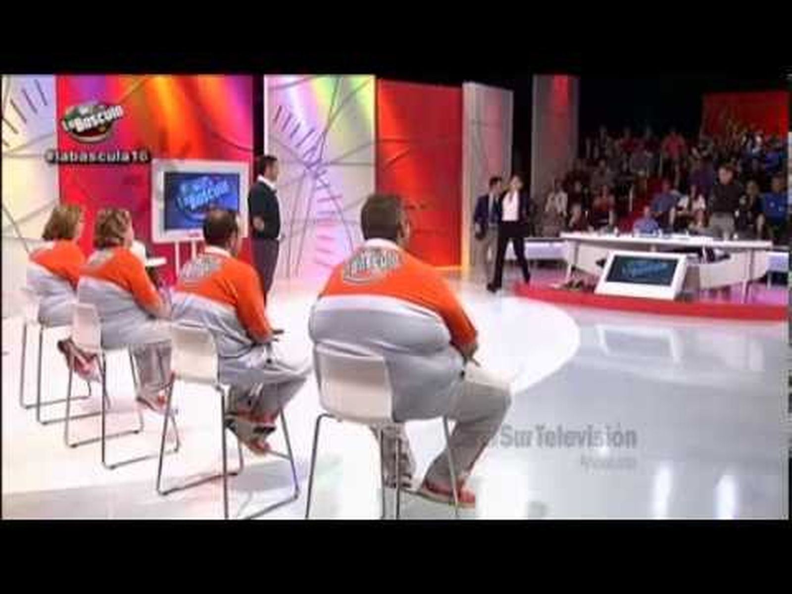 Body Pump en el plató de "La Báscula"