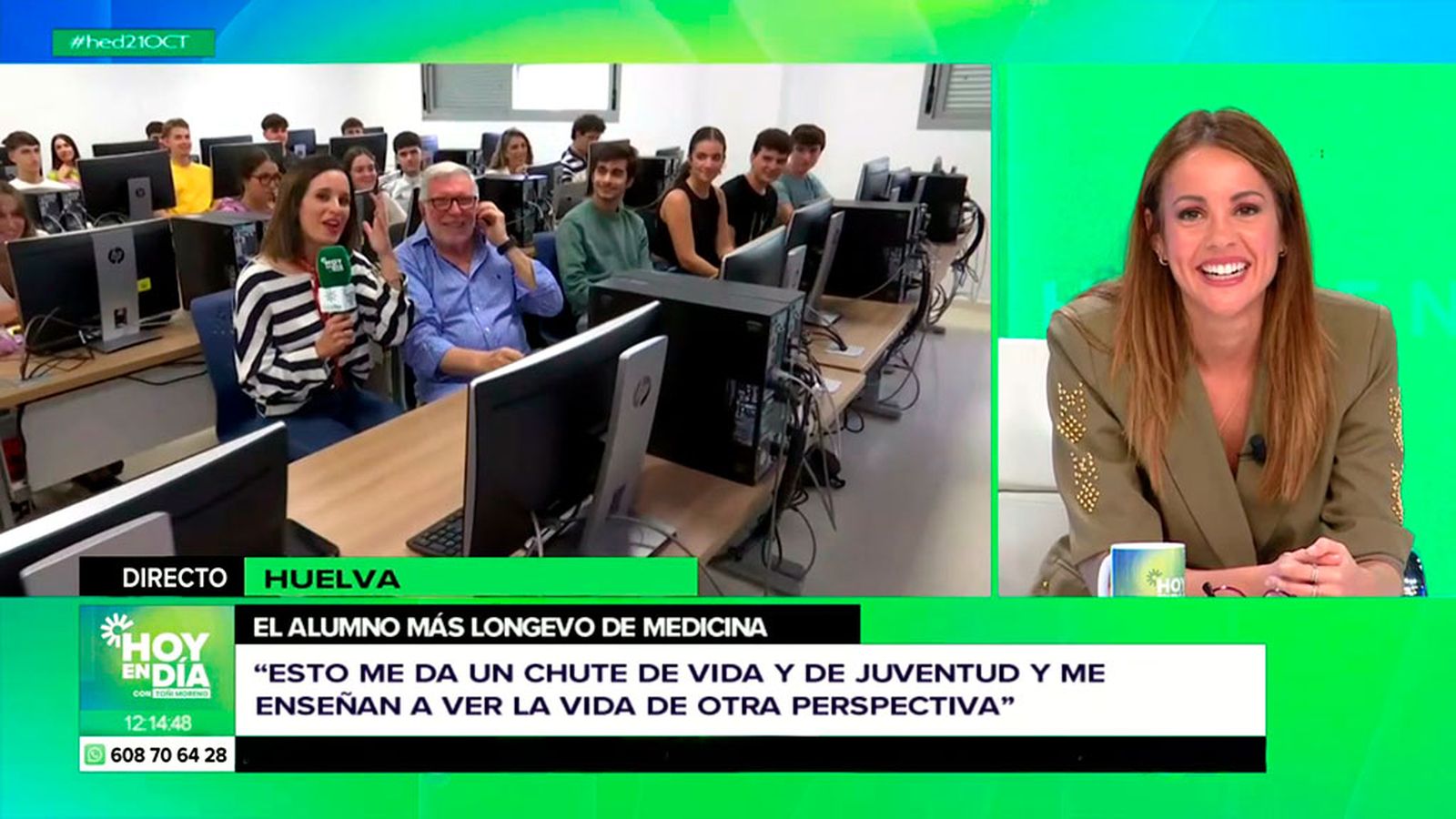 De economista a estudiante de Medicina con casi 80 años