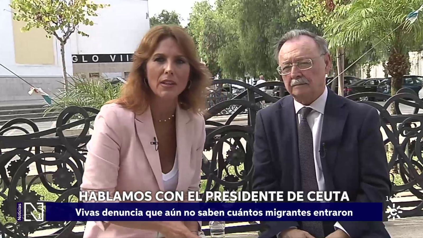 Vivas con la presentadora de Noticia 1, Victoria Romero