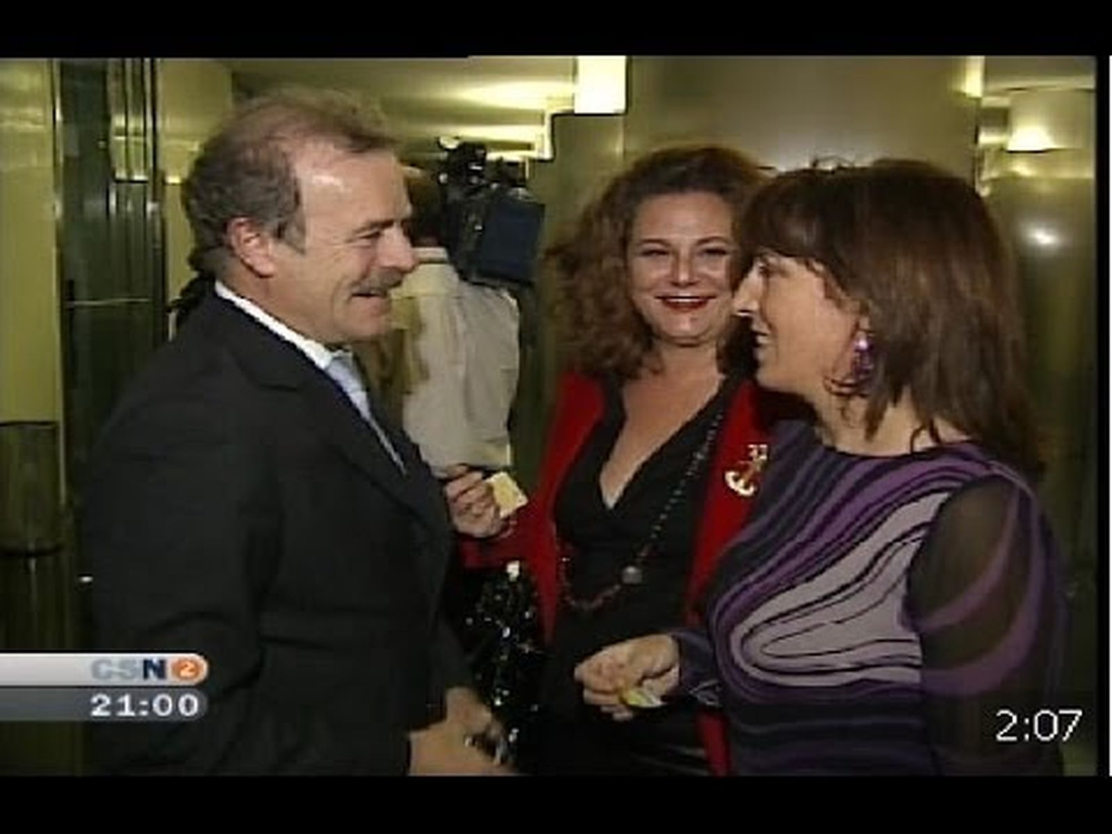 Teresa Saiz, José Blanco y Pío García Escudero en los Premios Talento 2008