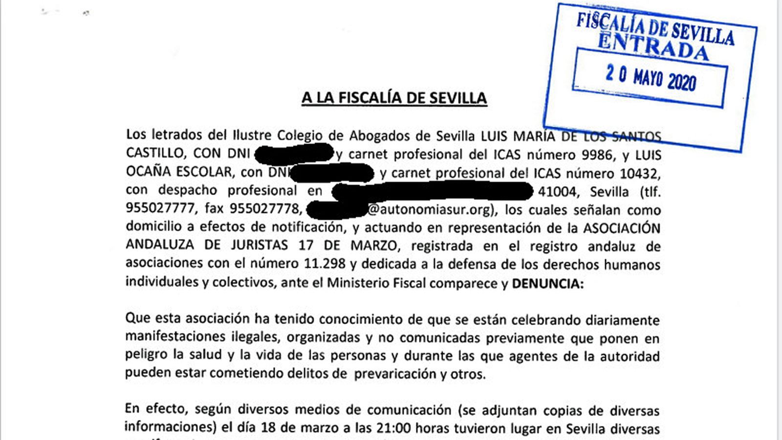 foto denuncia juristas