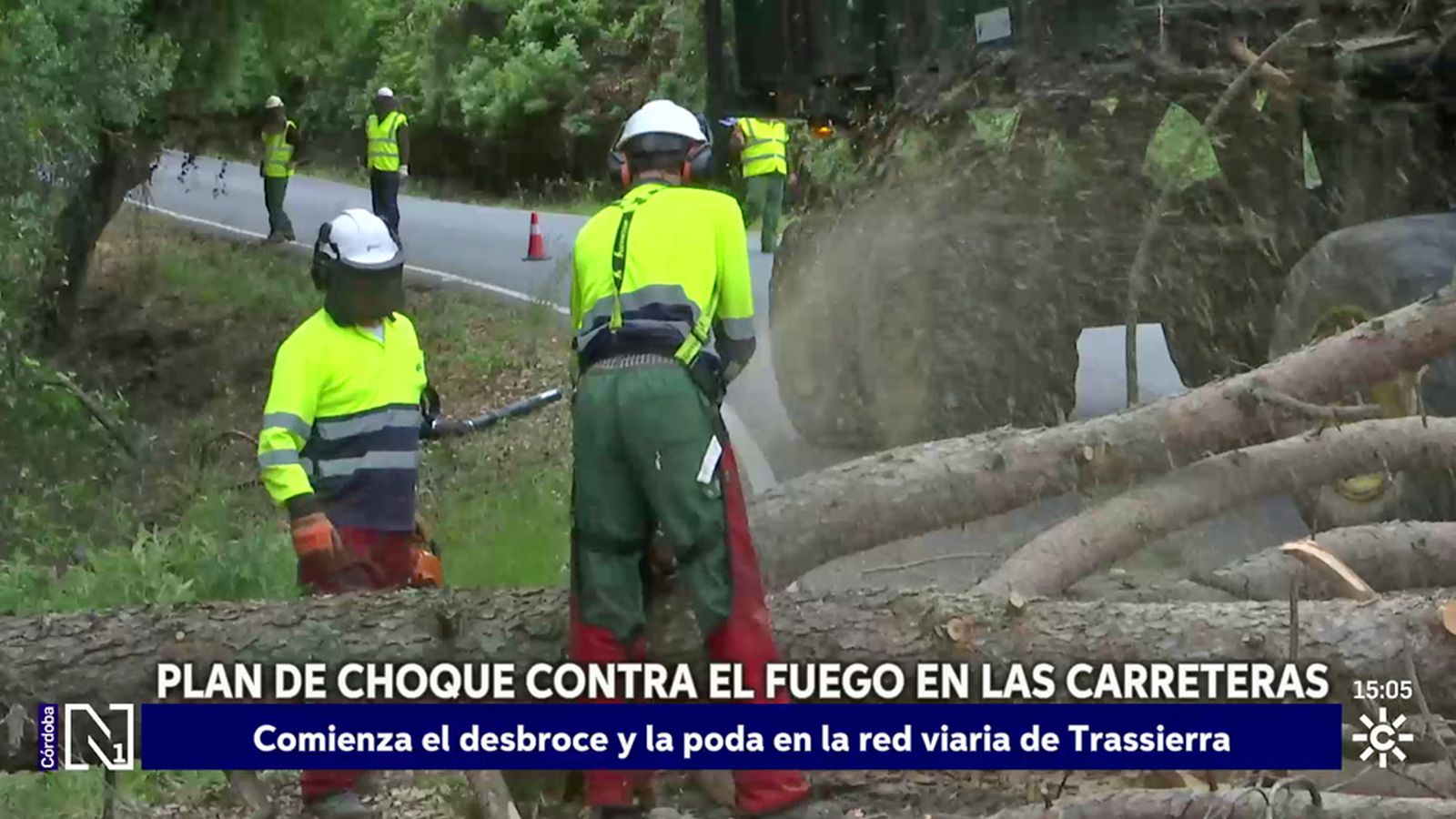 Plan de choque contra en fuego en las carreteras de Córdoba