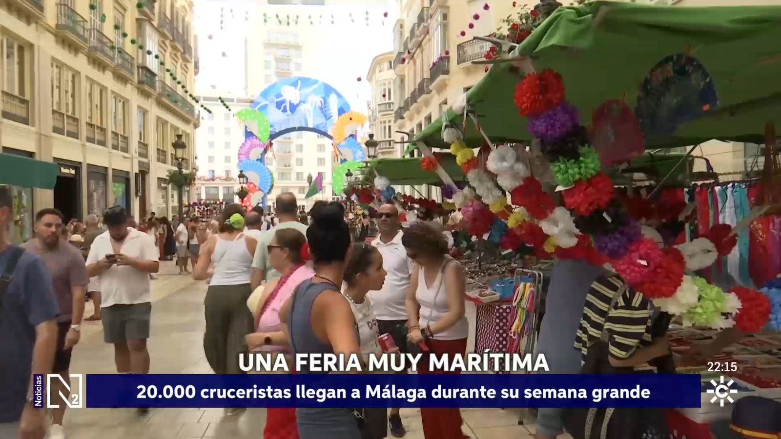 20.000 cruceristas llegan a Málaga en plena feria