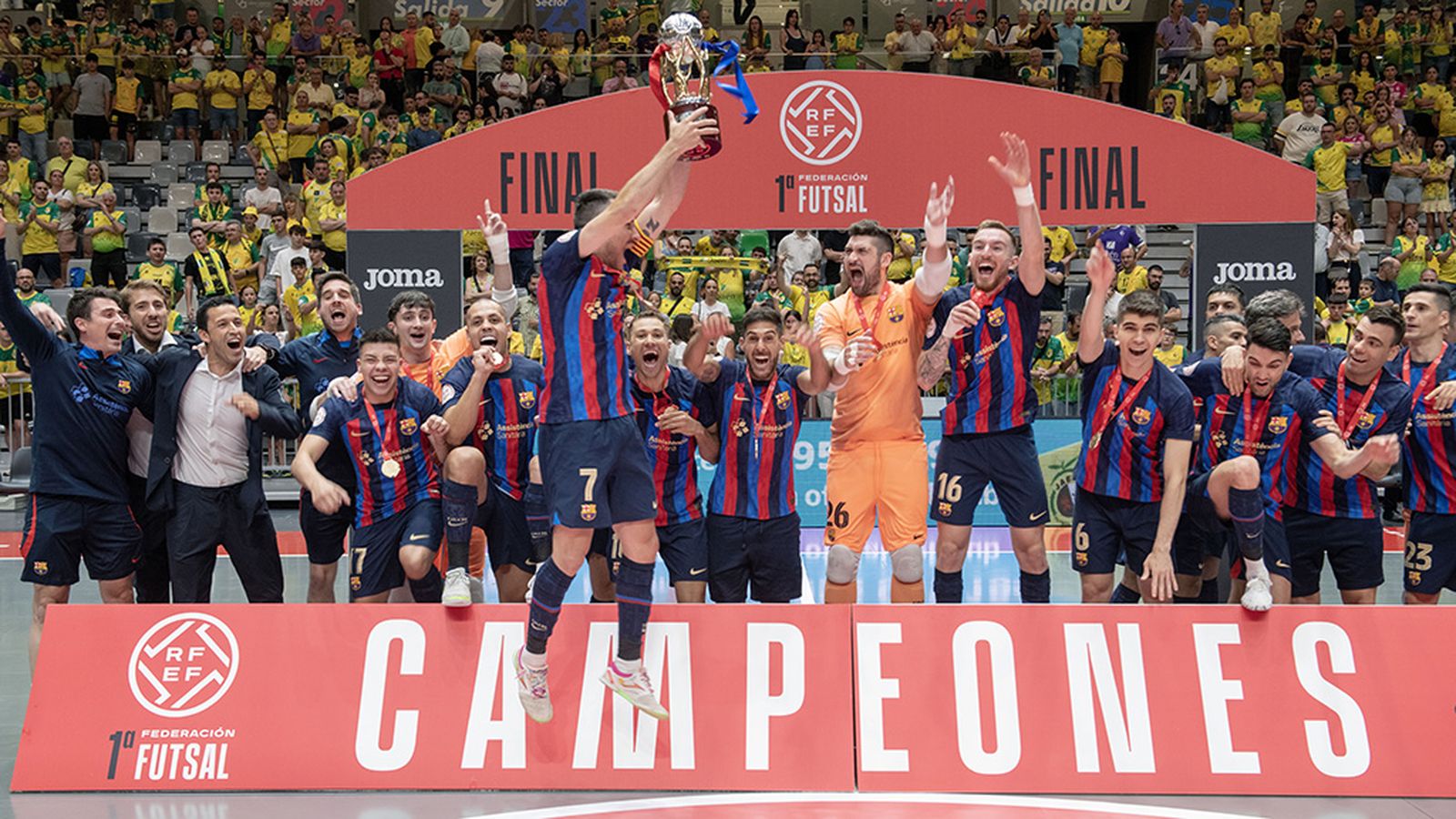 El Barcelona, campeón en el Olivo Arena de Jaén