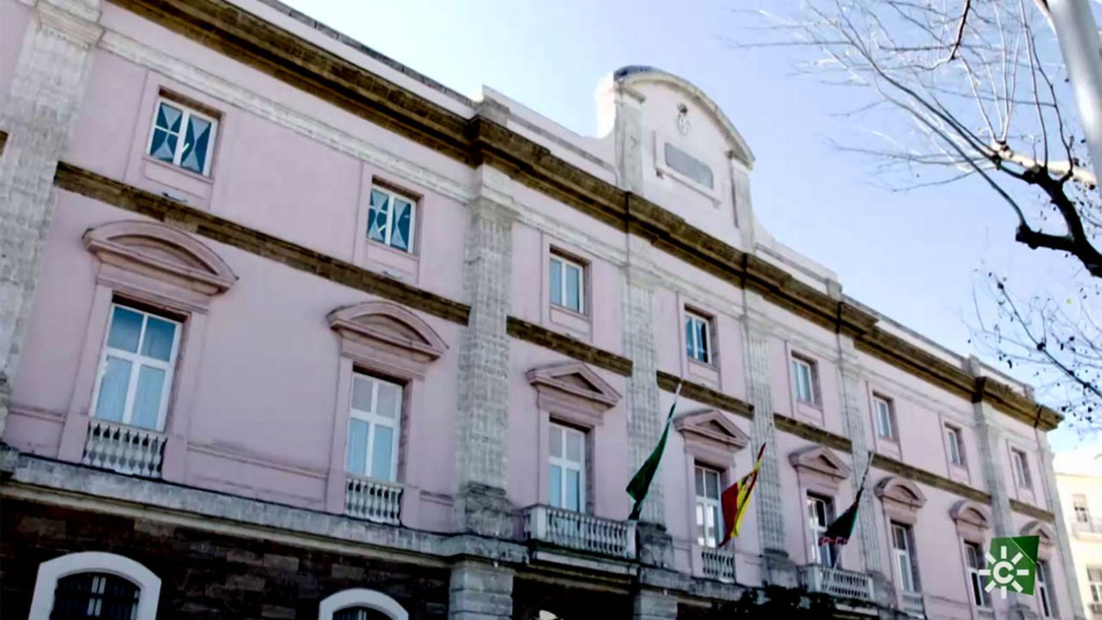 El palacio de la Aduana de Cádiz, sede de la Regencia durante el asedio napoleónico