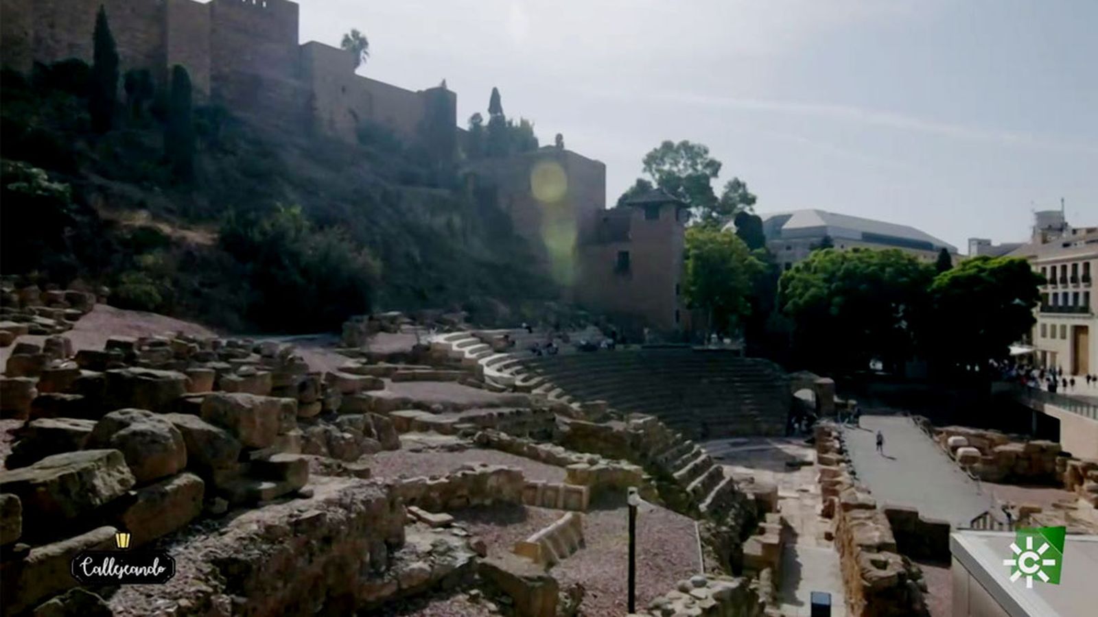 La calle Alcazabilla, una de las arterias del casco histórico de Málaga