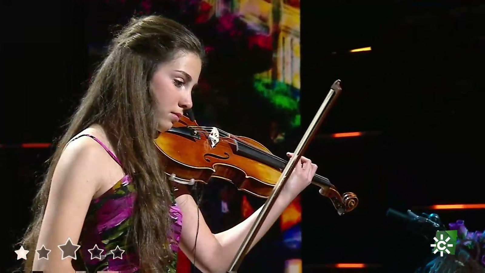La estrella de Jesús Reina tardó en llegar para la niña violinista Blandina