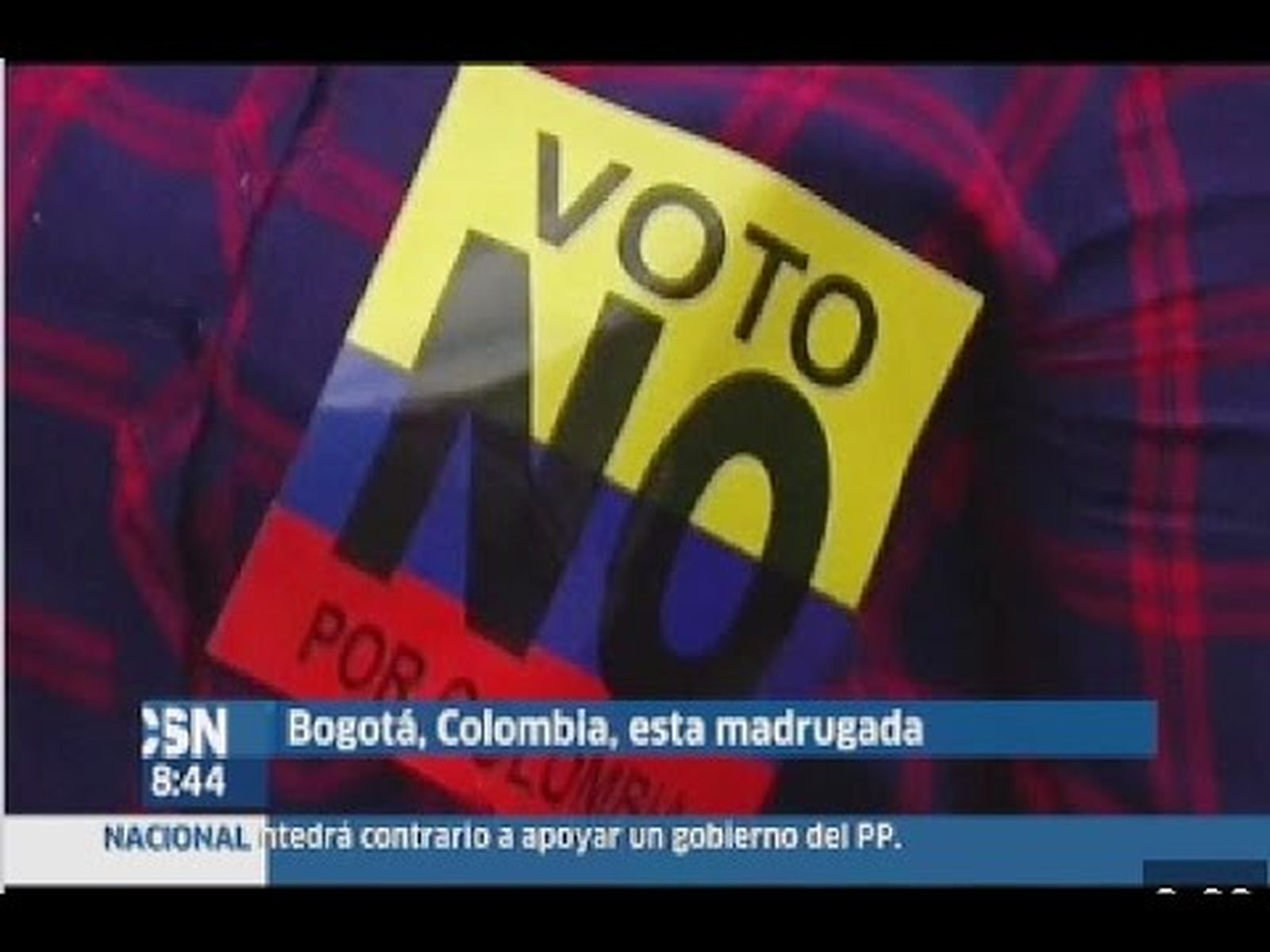 Colombia no aprueba el acuerdo de paz con la guerrilla de la FARC.