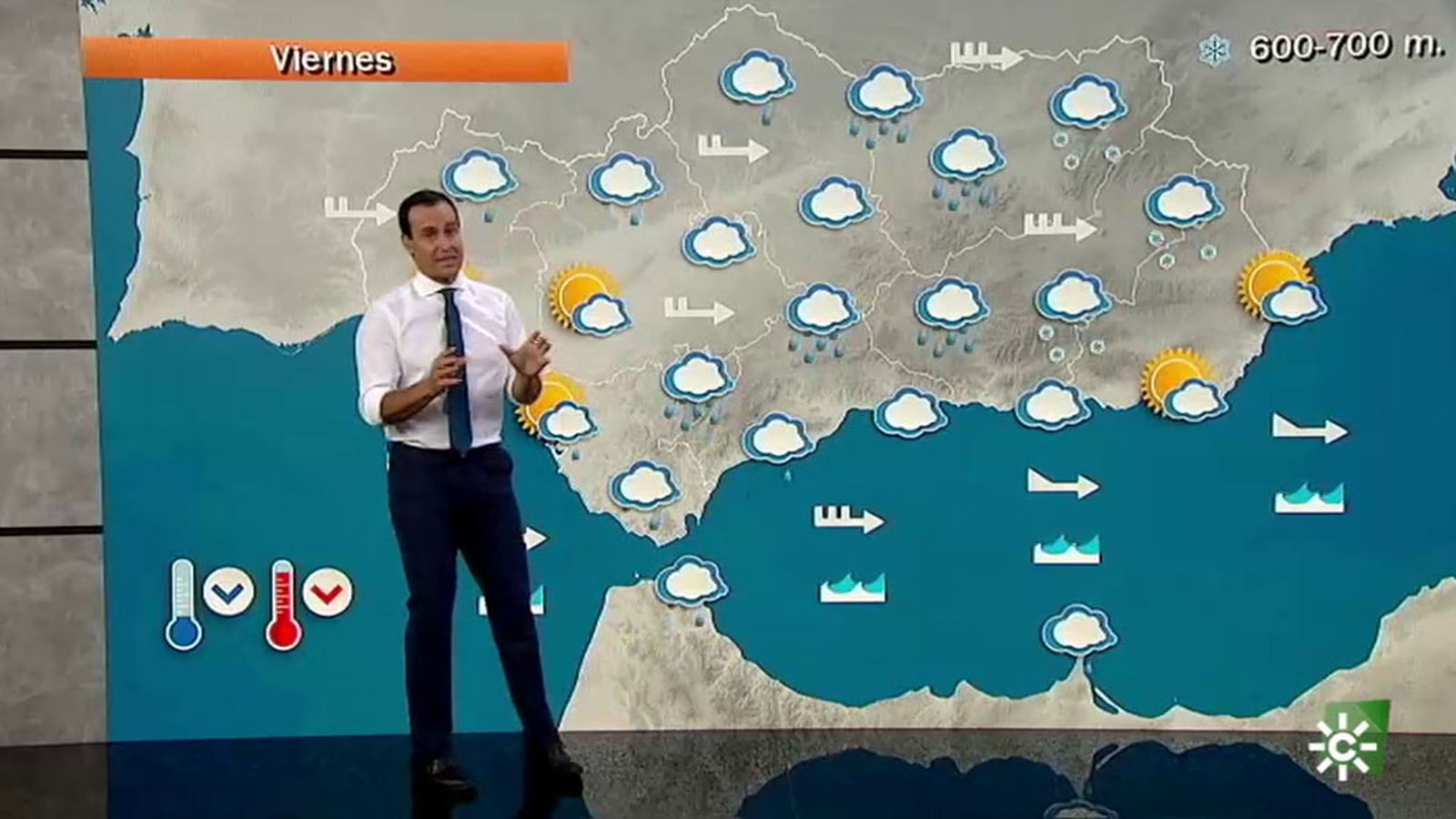 Previsión del tiempo para el puente