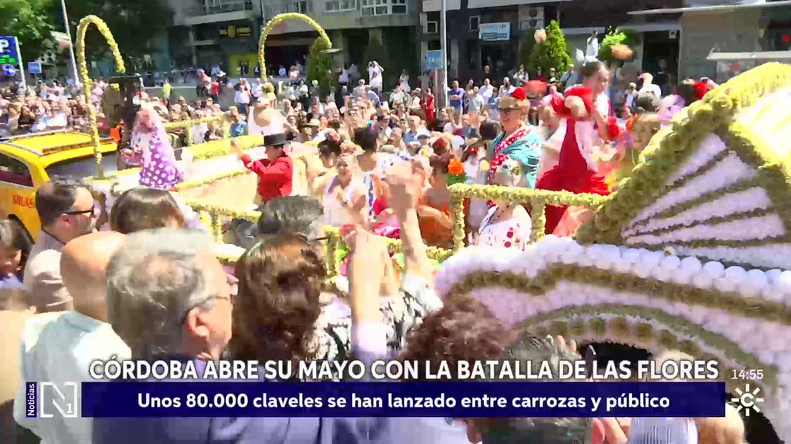 La Batalla de las Flores abre el Mayo Festivo cordobés