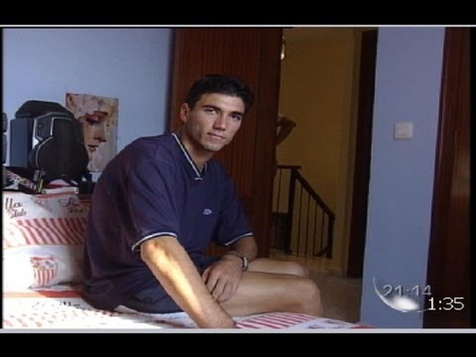 Reyes, el futbolista José Antonio Reyes, entrevistado tras su primer gol en 1ª División